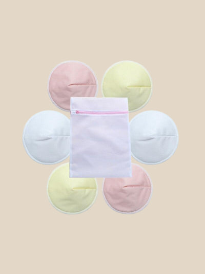 4 Pairs of Ultra-Soft Reusable Nursing Pads