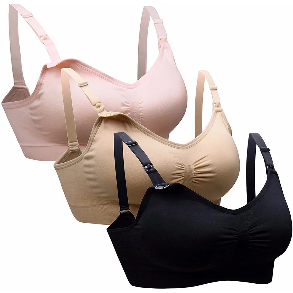 Breastfeeding Bras Maternity Nursing Bra for Feeding Nursing Underwear Clothes for Pregnant Women Wirefree Breathable Bra